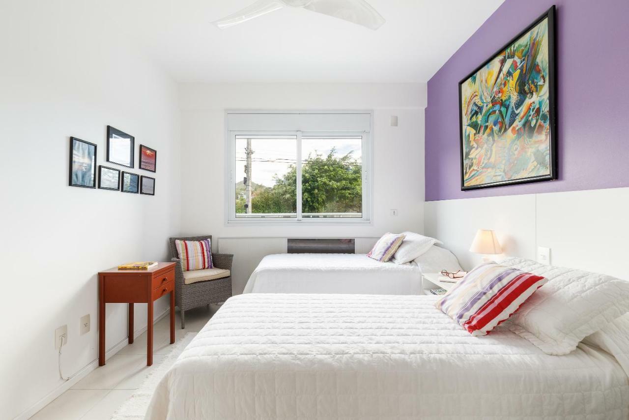 Apartamento Com 4 Suites Pe Na Areia ฟลอเรียนอโปลิส ภายนอก รูปภาพ