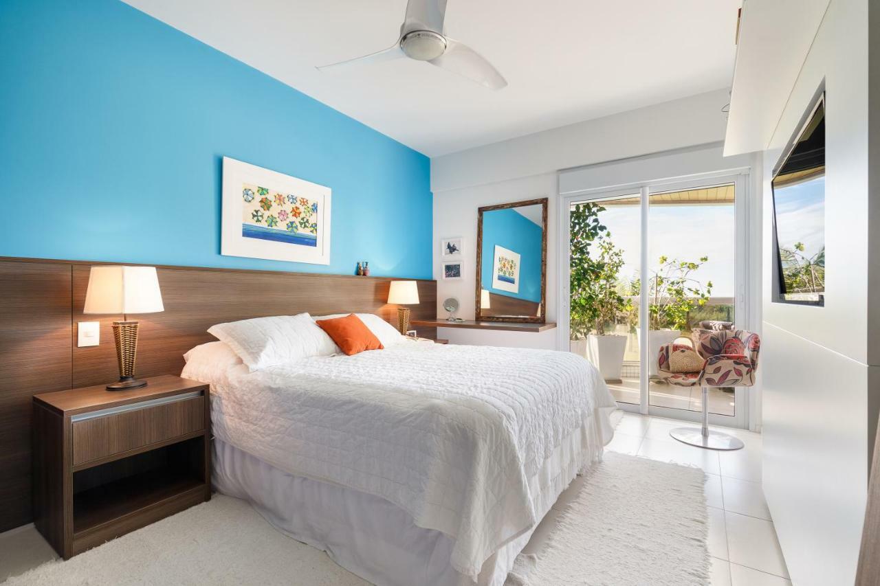 Apartamento Com 4 Suites Pe Na Areia ฟลอเรียนอโปลิส ภายนอก รูปภาพ