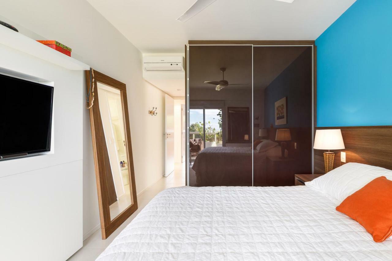 Apartamento Com 4 Suites Pe Na Areia ฟลอเรียนอโปลิส ภายนอก รูปภาพ
